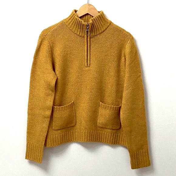 Marled Reunited Zip Mock Neck Sweater - Picture 1 of 4